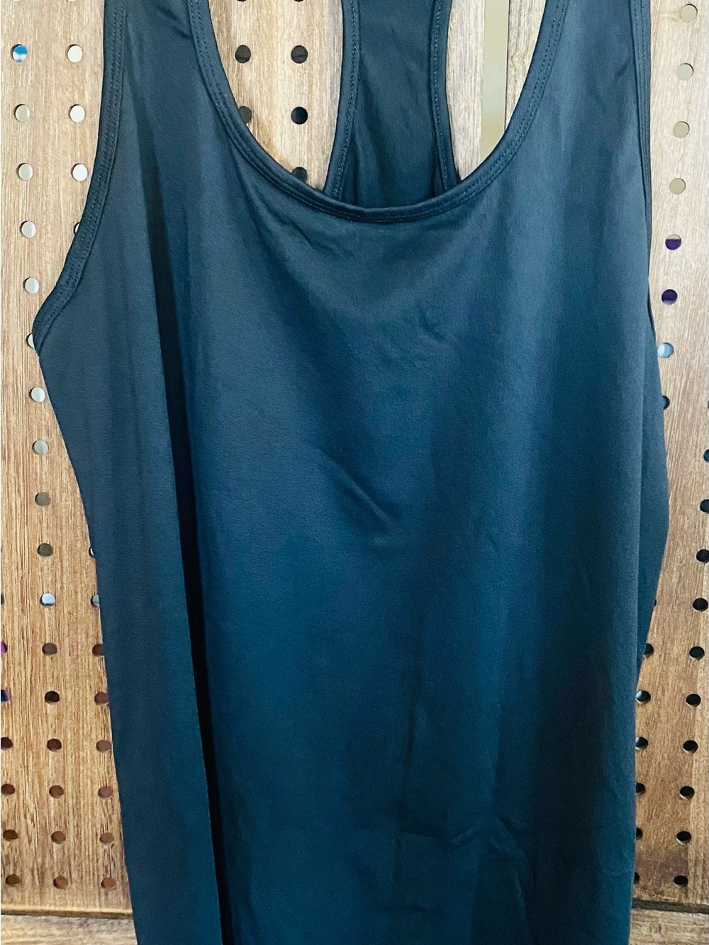 Champion Black Racerback Tank Top for Women Size XXL Pre Owner